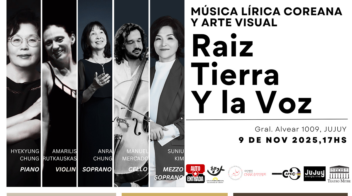 Concierto Raíz, Tierra y la Voz con la soprano coreana An Ra Chung Concierto Raíz, Tierra y la Voz con la soprano coreana An Ra Chung