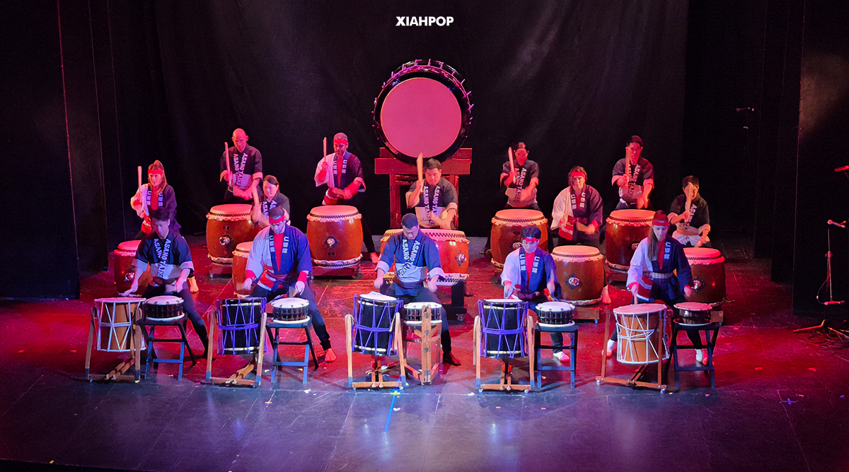 KYŌWA reunió a más de 20 tambores japoneses en el Teatro del Globo